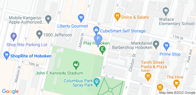 Map to Play! Hoboken